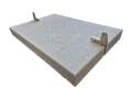 Betonplaat 120x80x12cm - Grijs